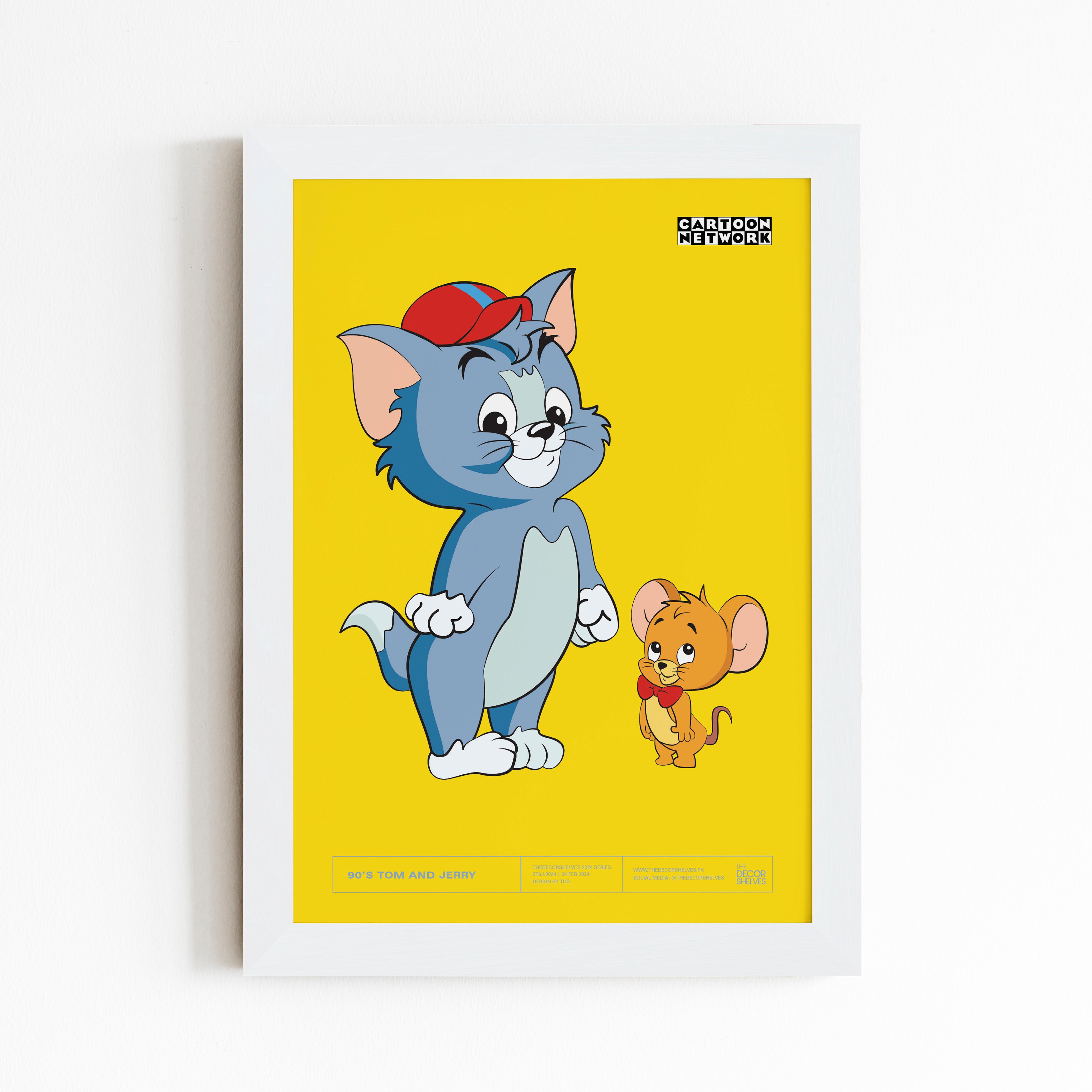 90's Tom and Jerry Wall Frame
