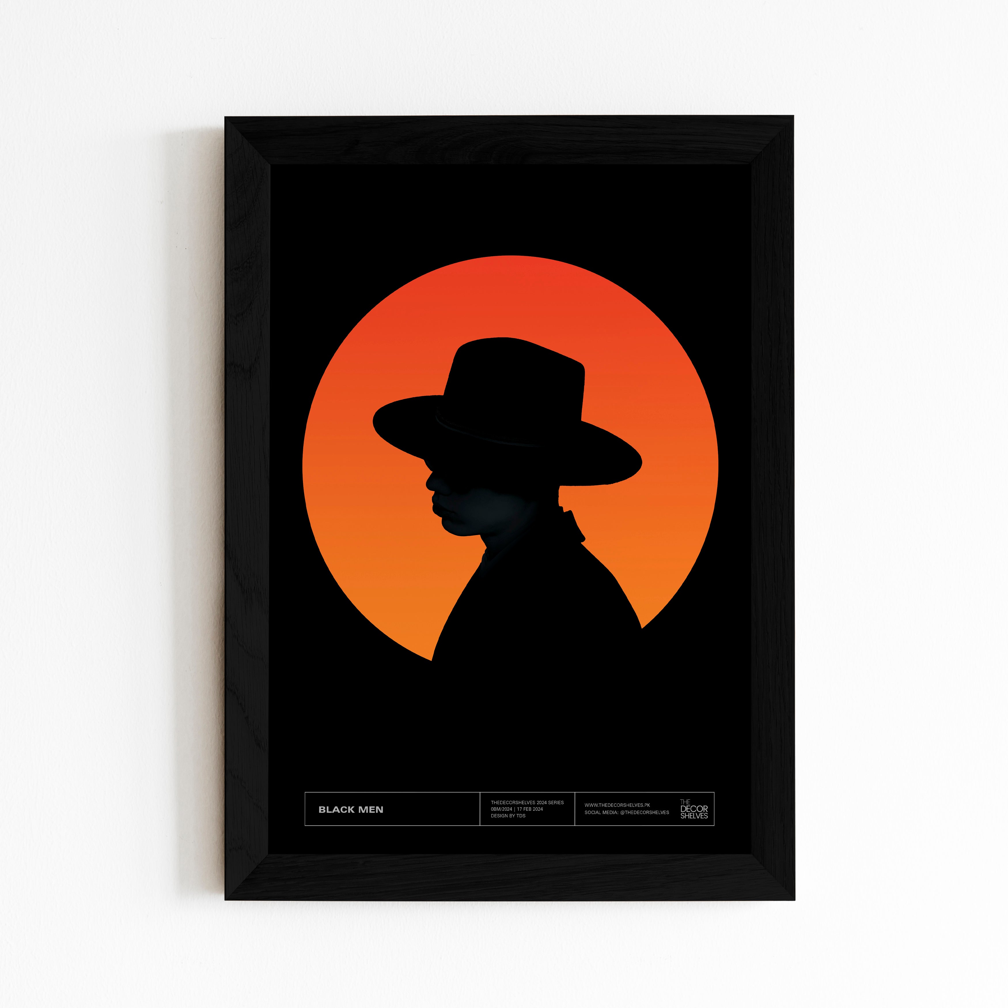 Black Men Wall Frame