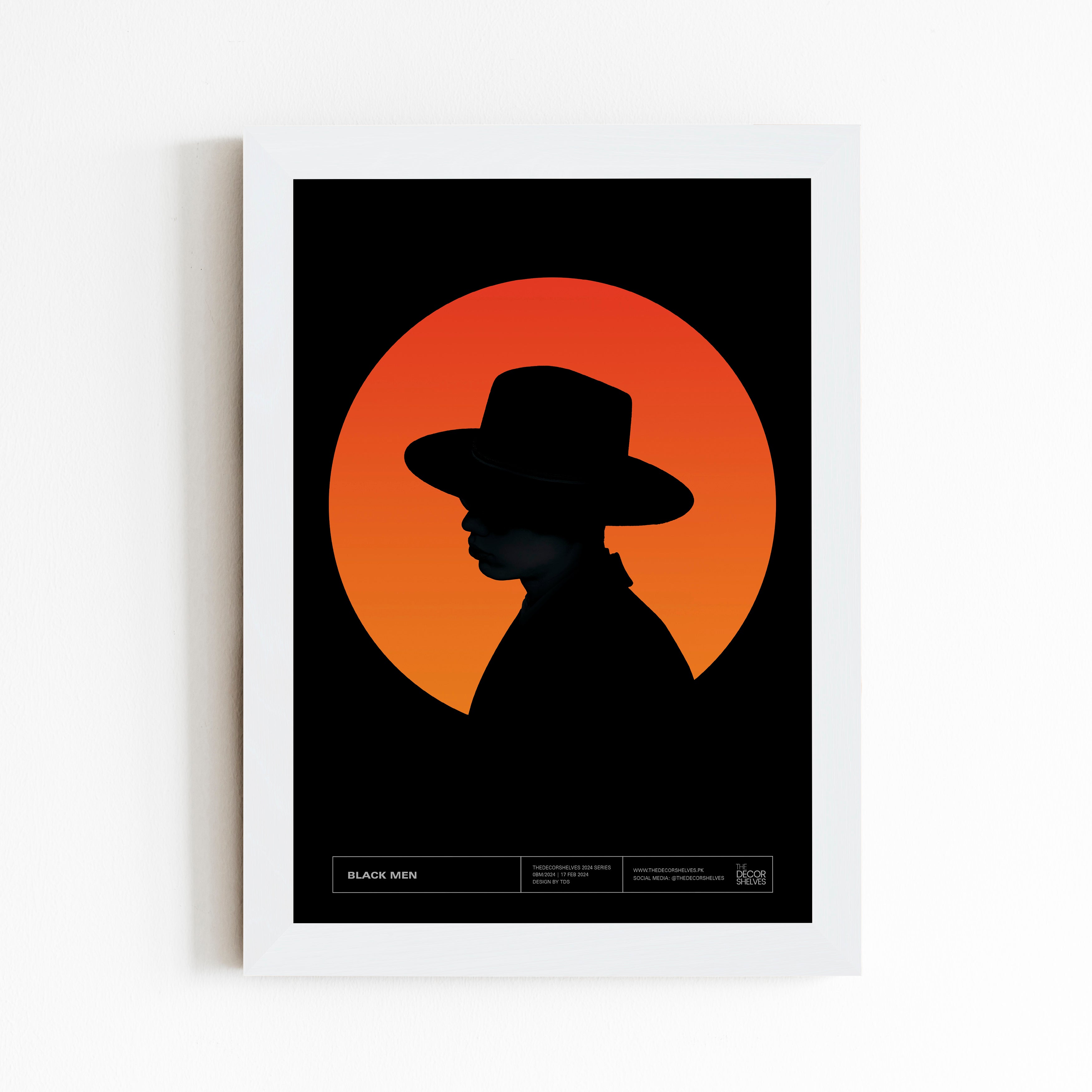 Black Men Wall Frame