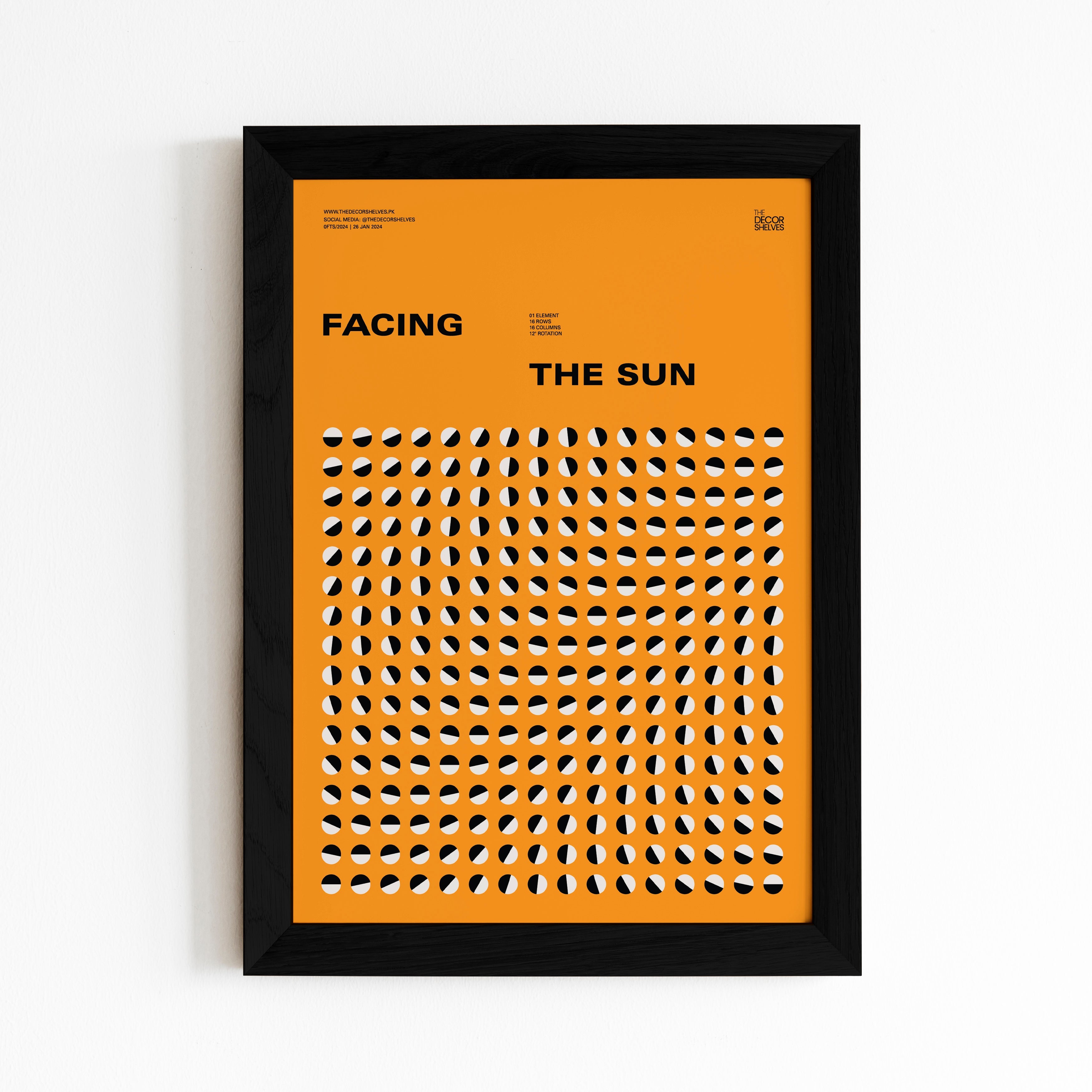 Facing The Sun Wall Frame