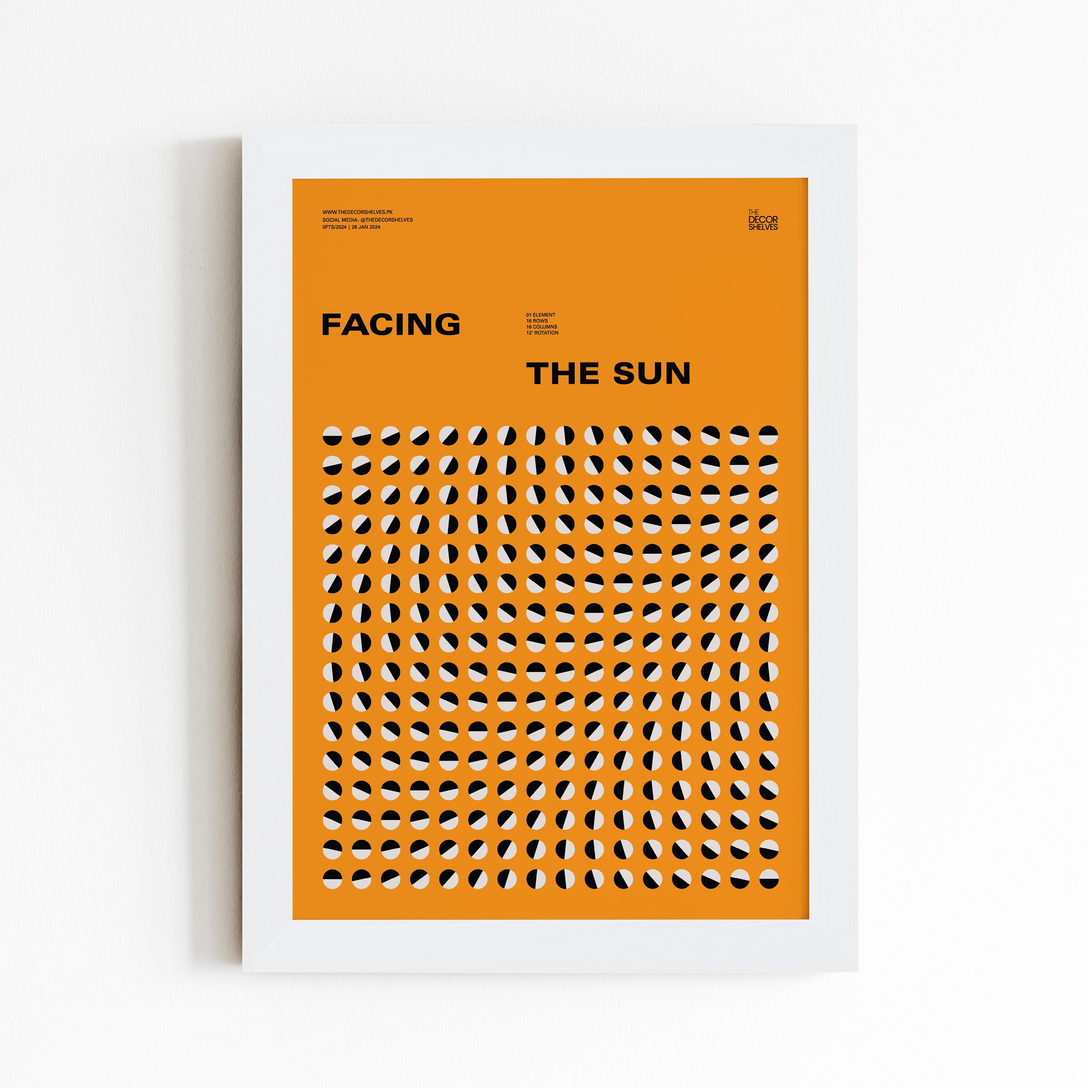 Facing The Sun Wall Frame