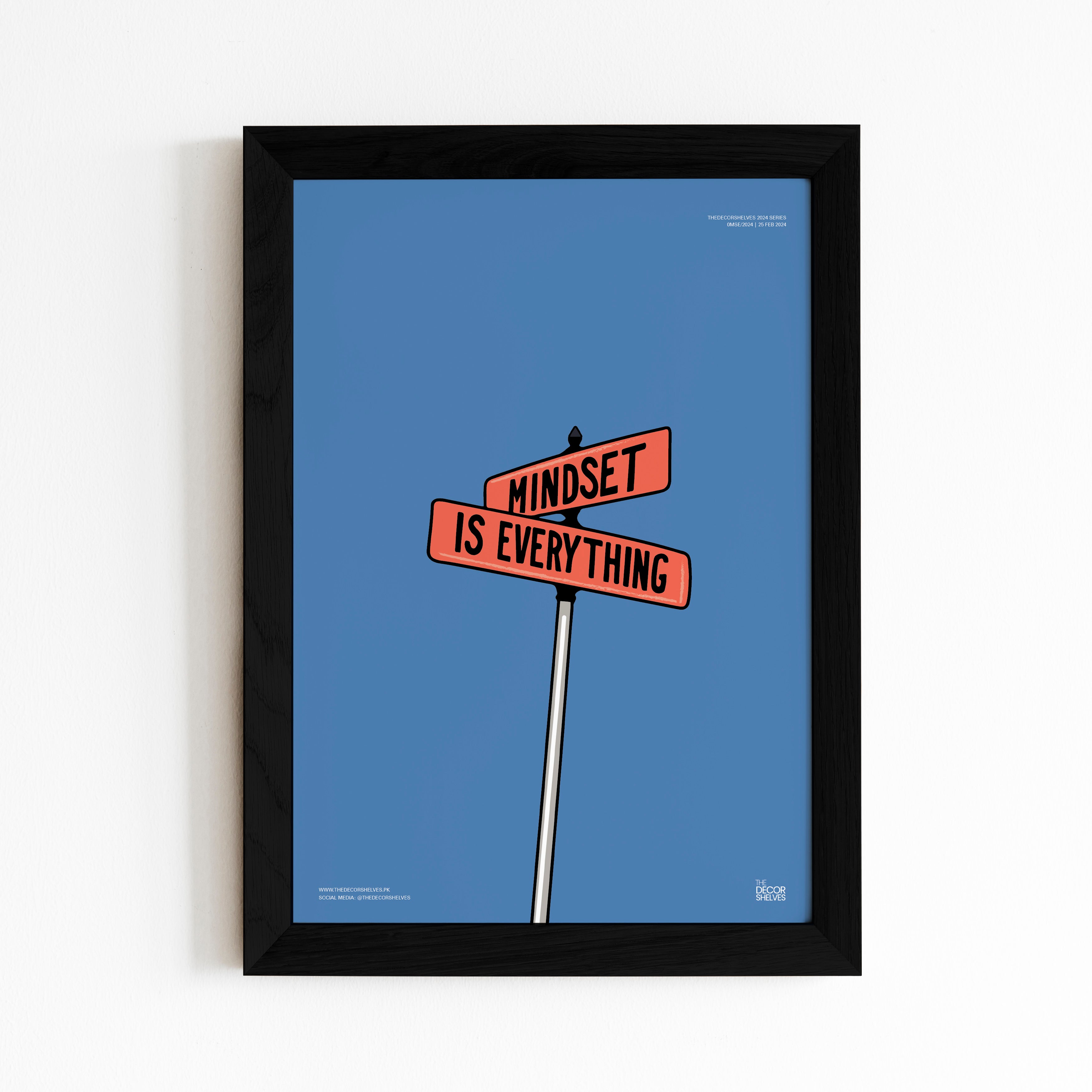 Mindset Is Everything Wall Frame