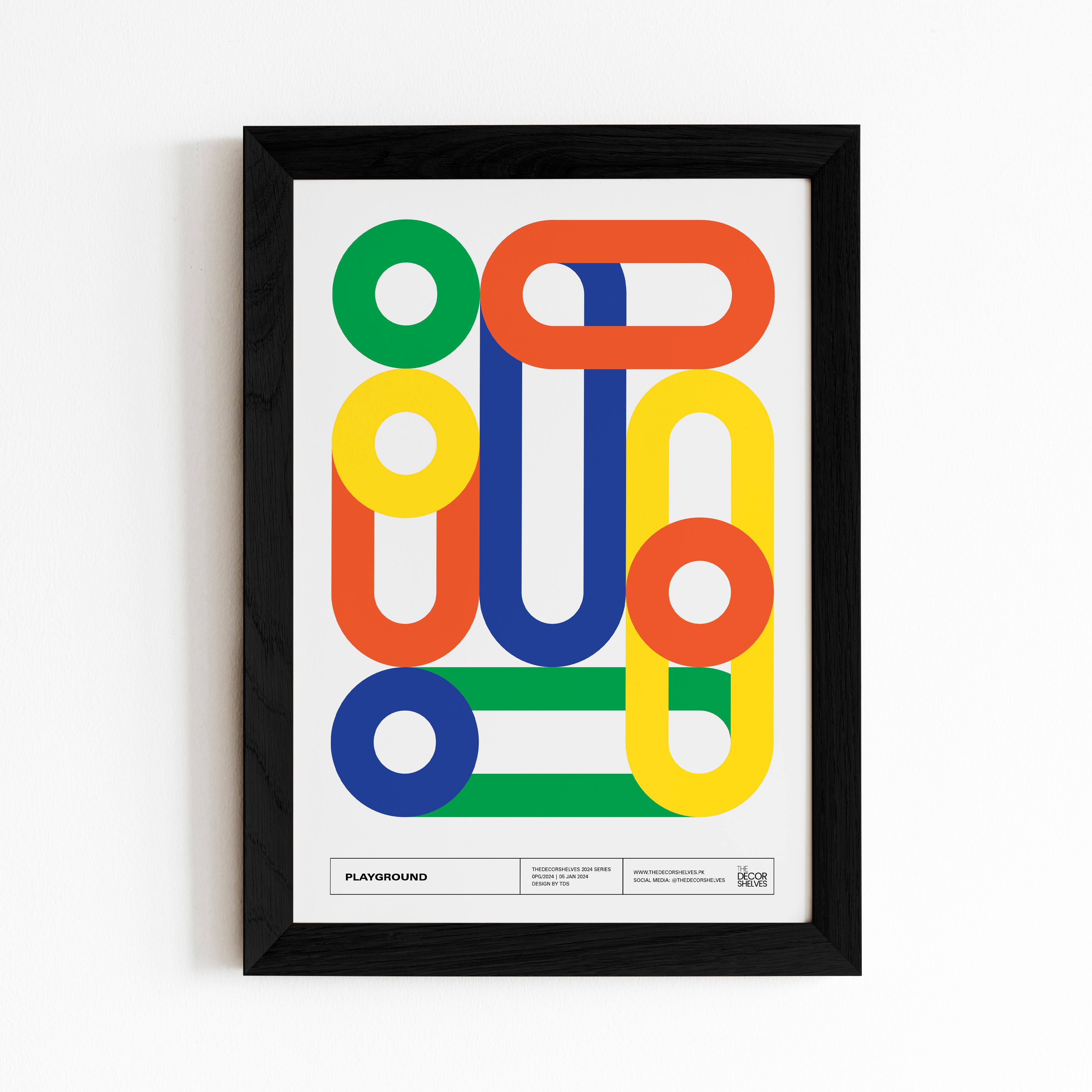 playground, wall frames, poster design, black frame, wall art, abstract art, frames, the decor shelves, home decor, room decor, decor ideas, black and white, geometrical, brown frame, 2024 poster, circles, Colour full poster, trending posters, digital art, shapes, multi colours, multi colors, yellow, orange, green, blue