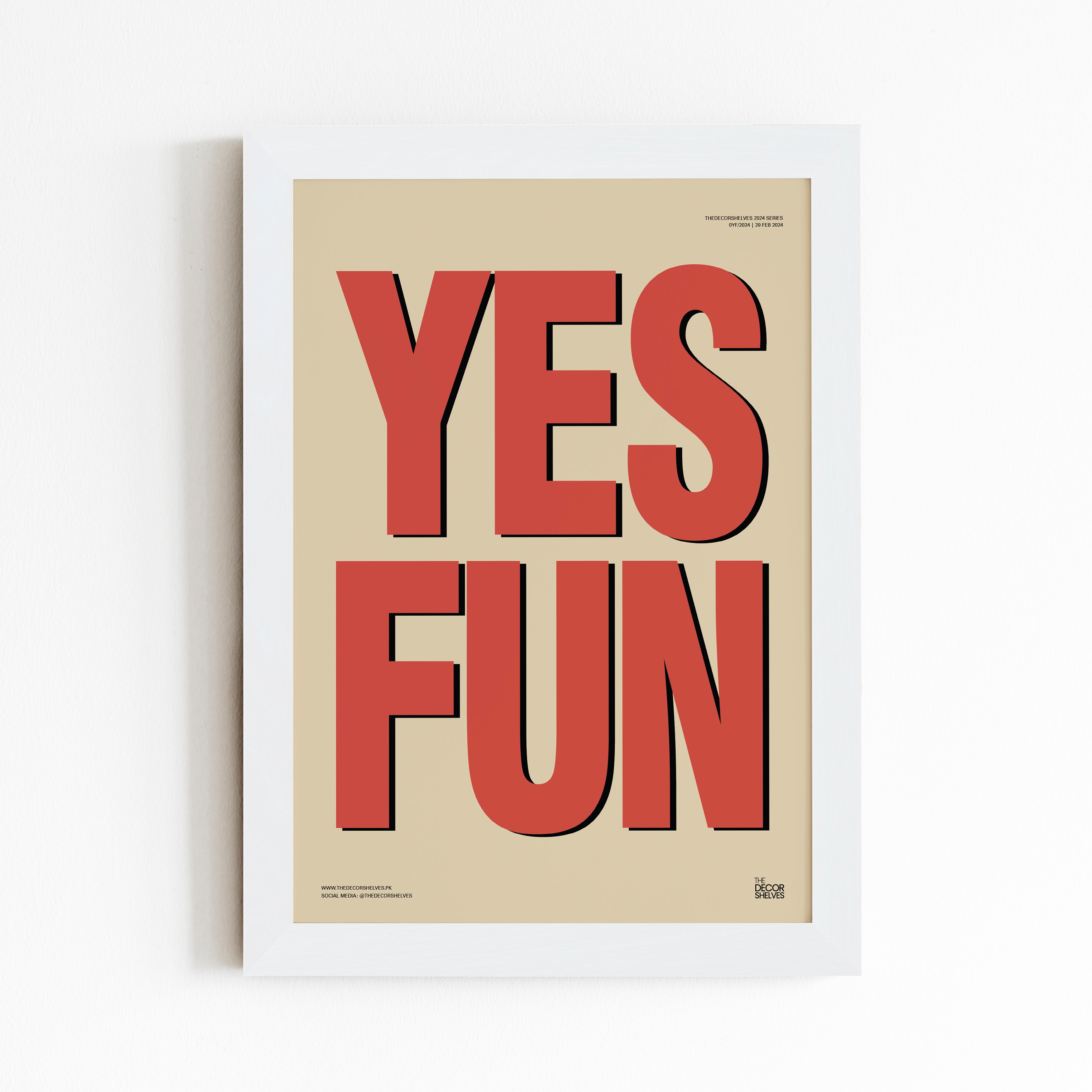 Yes Fun Wall Frame