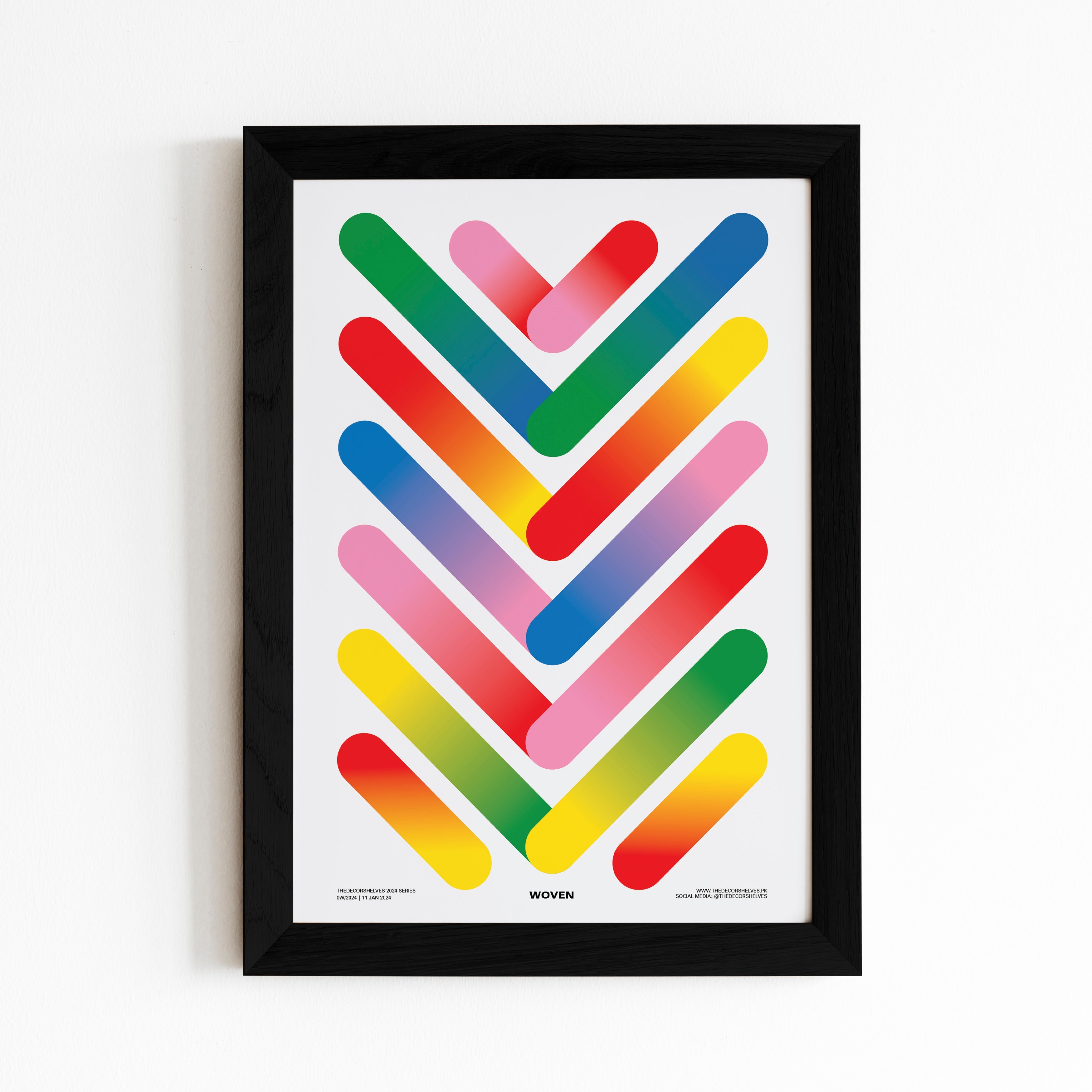 victory, victory sign, winning victory, abstract art, poster design, poster frames, wall decor, wall hanging, wall art, frames, framer.pk, habitt, minimalist design, simple design, modern design, line art, sketched art, hand drawn victory, the decor shelves, home decor, decoration, black frame, brown frame, 2024 color trend, woven design, colorful art, shade of colors, multicolor poster, gradient posters