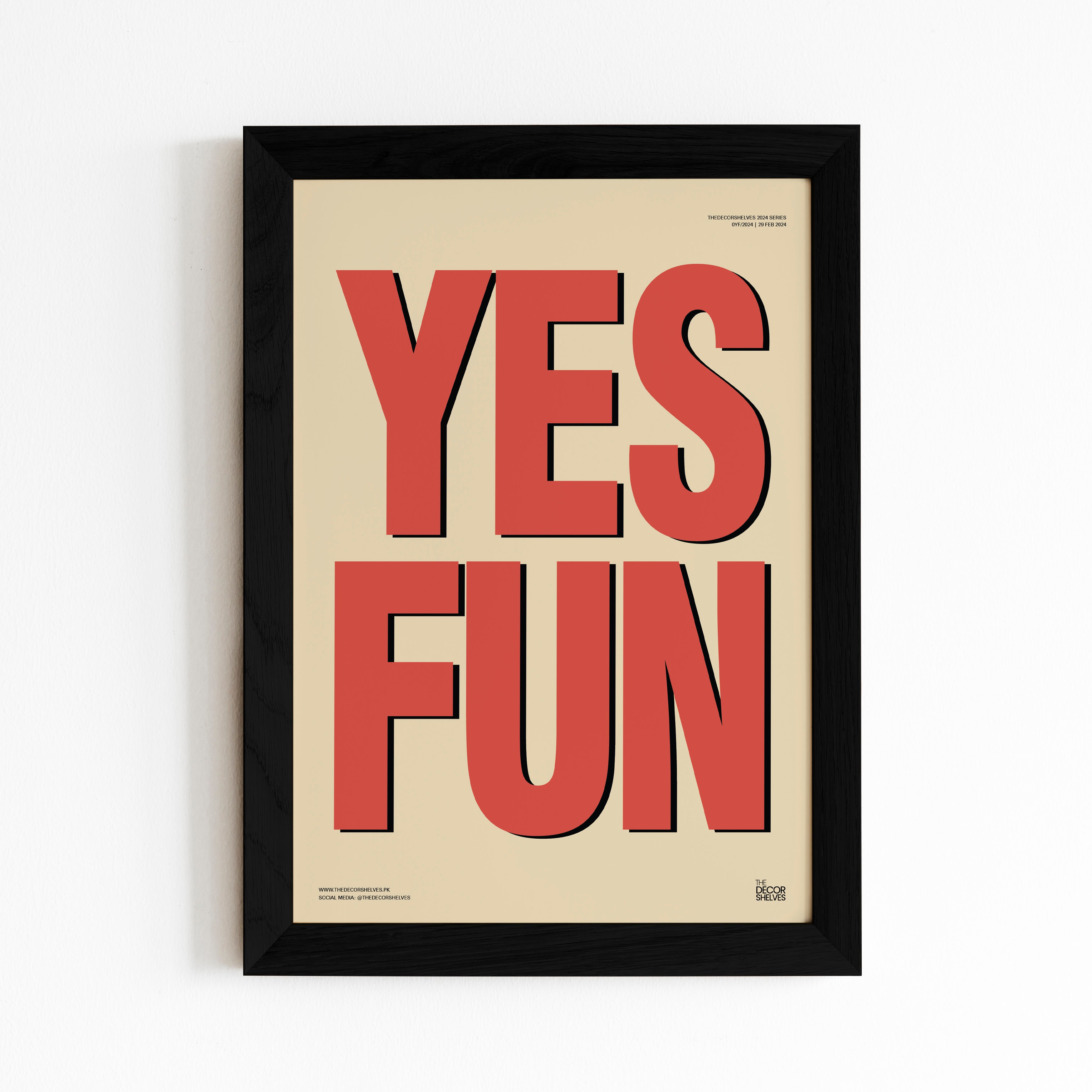 Yes Fun Wall Frame
