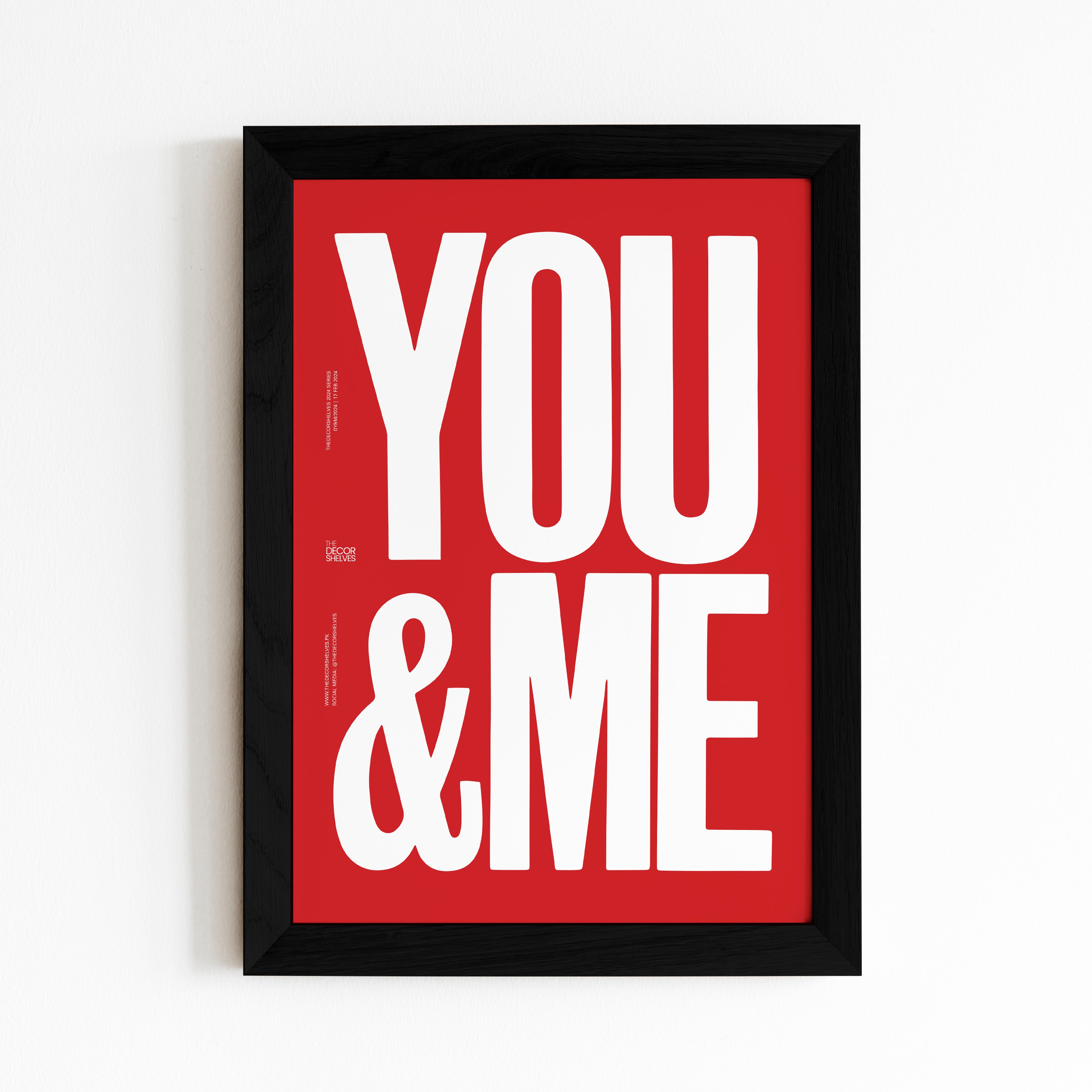 You & Me Wall Frame