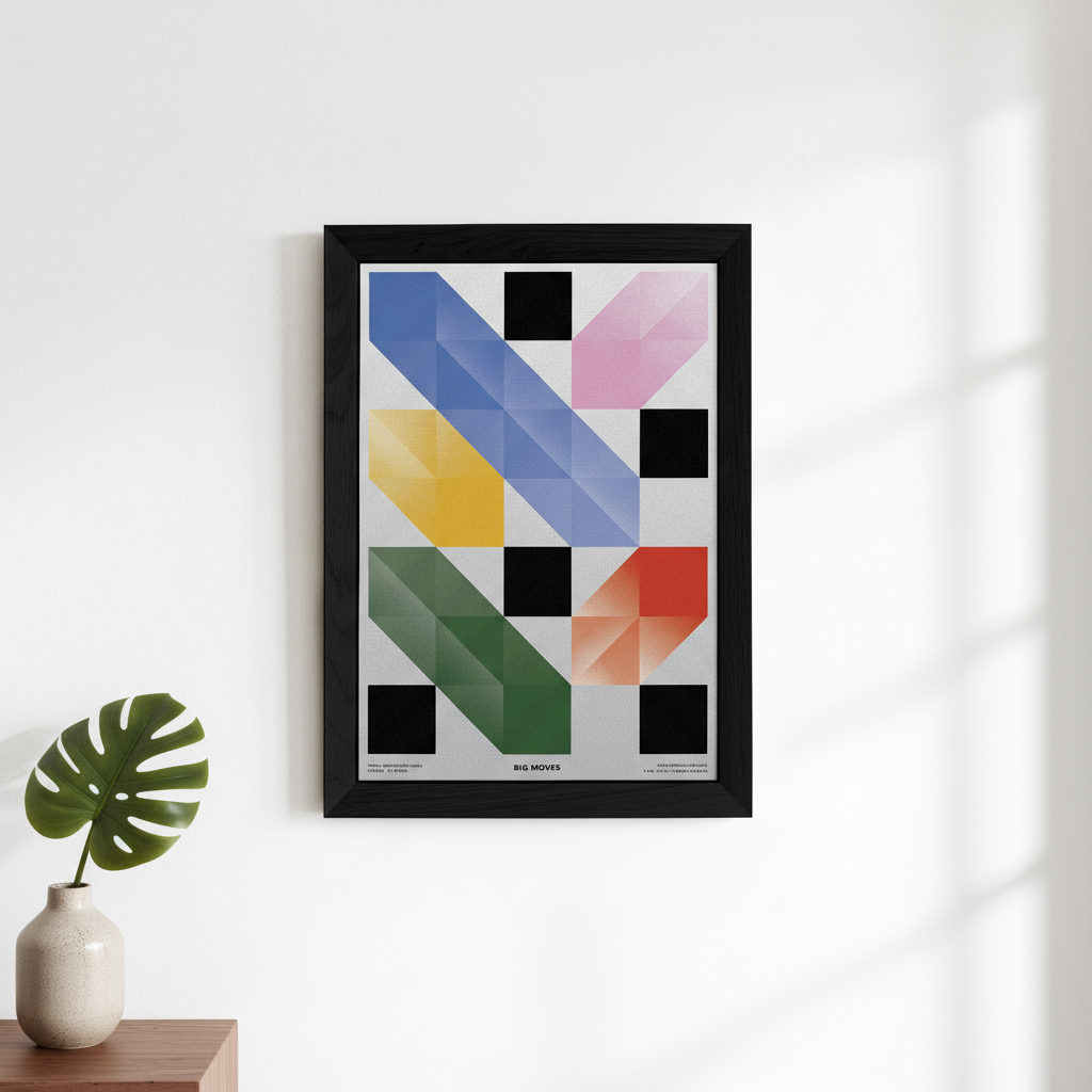 Big Moves Wall Frame